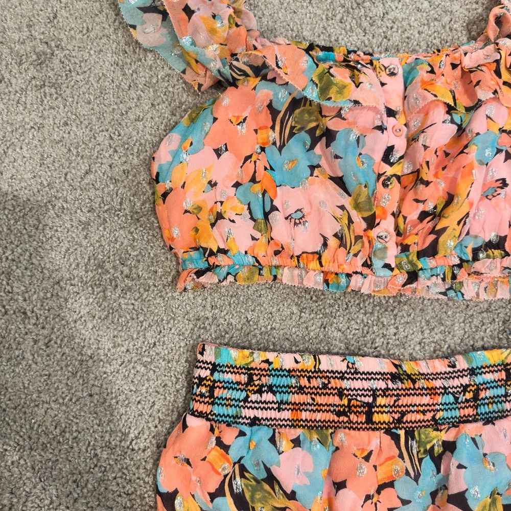 Saylor Floral Ruffle Mini Set - Picture 4 of 4
